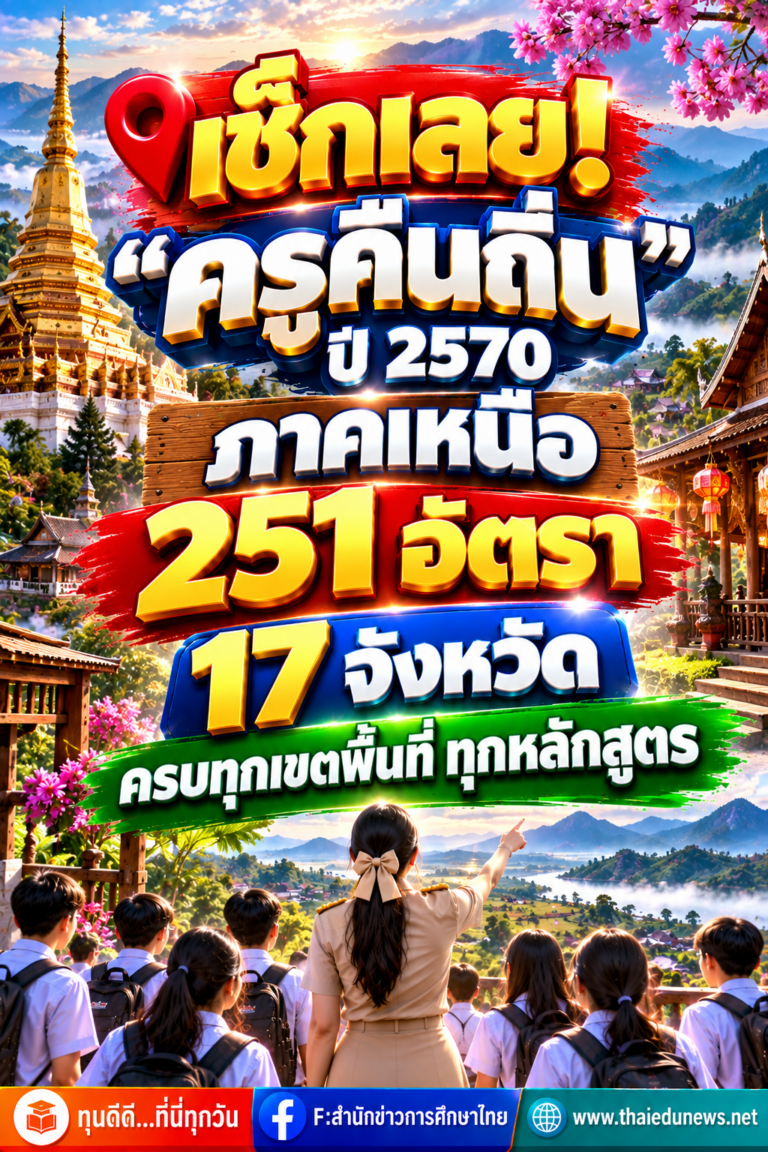 ครูคืนถิ่น2570ภาคเหนือ